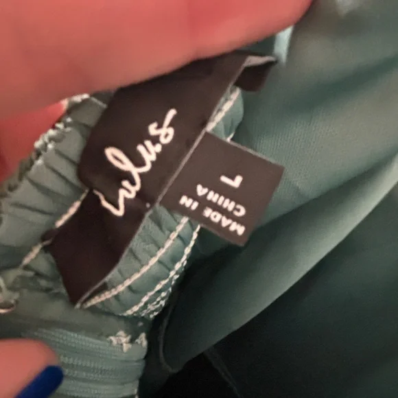 Lulu's Green Floral Maxi Dress - Picture 8 of 8